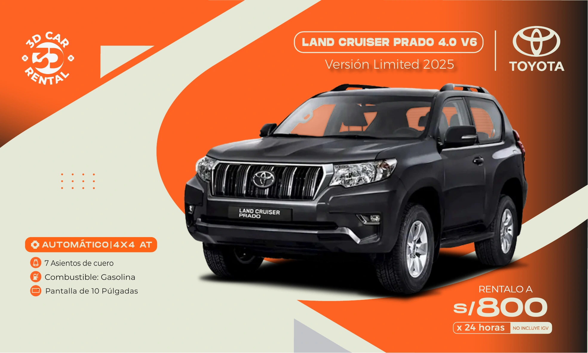 Toyota Land Cruiser Prado 4.0 V6 Versión Limited