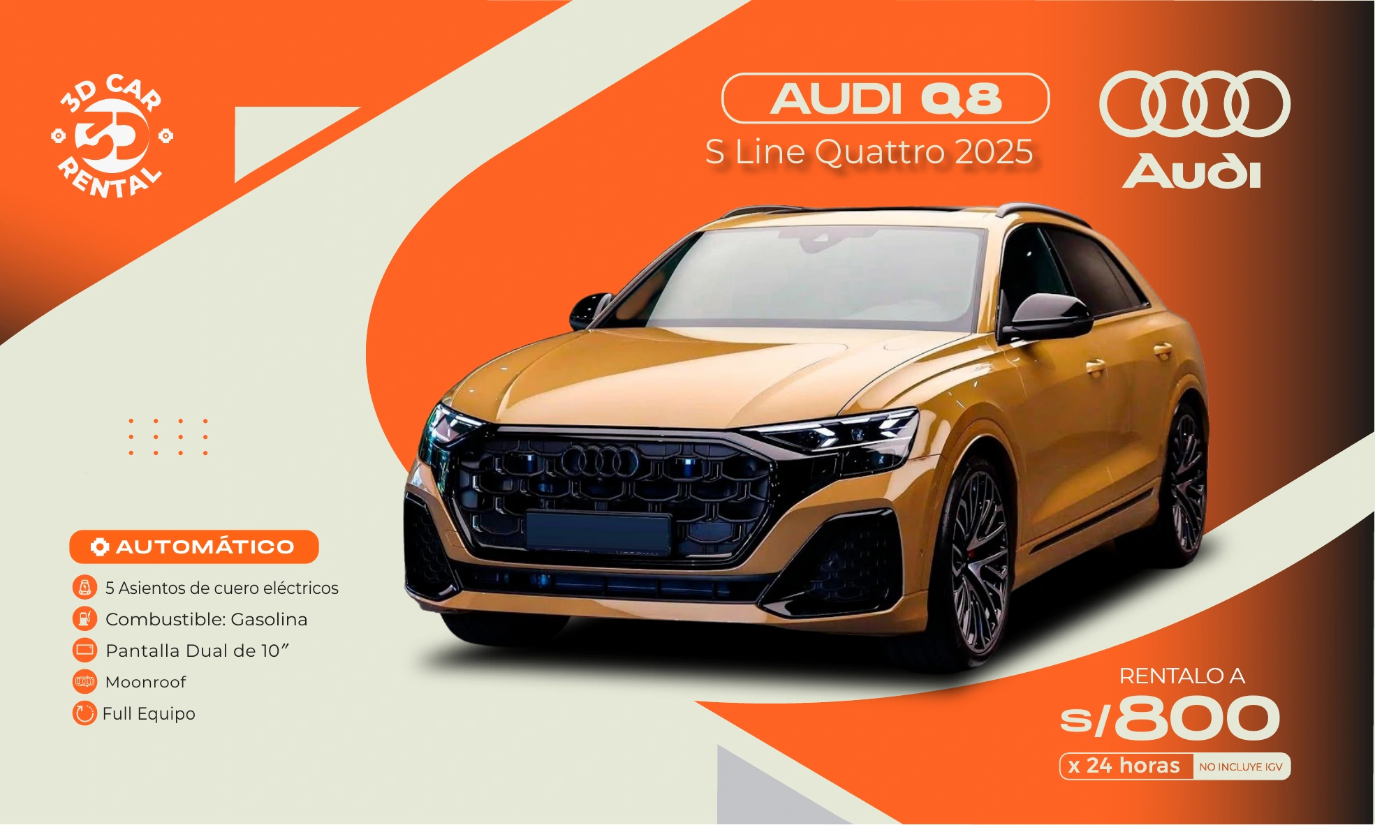 Audi Q8 S Line Quattro