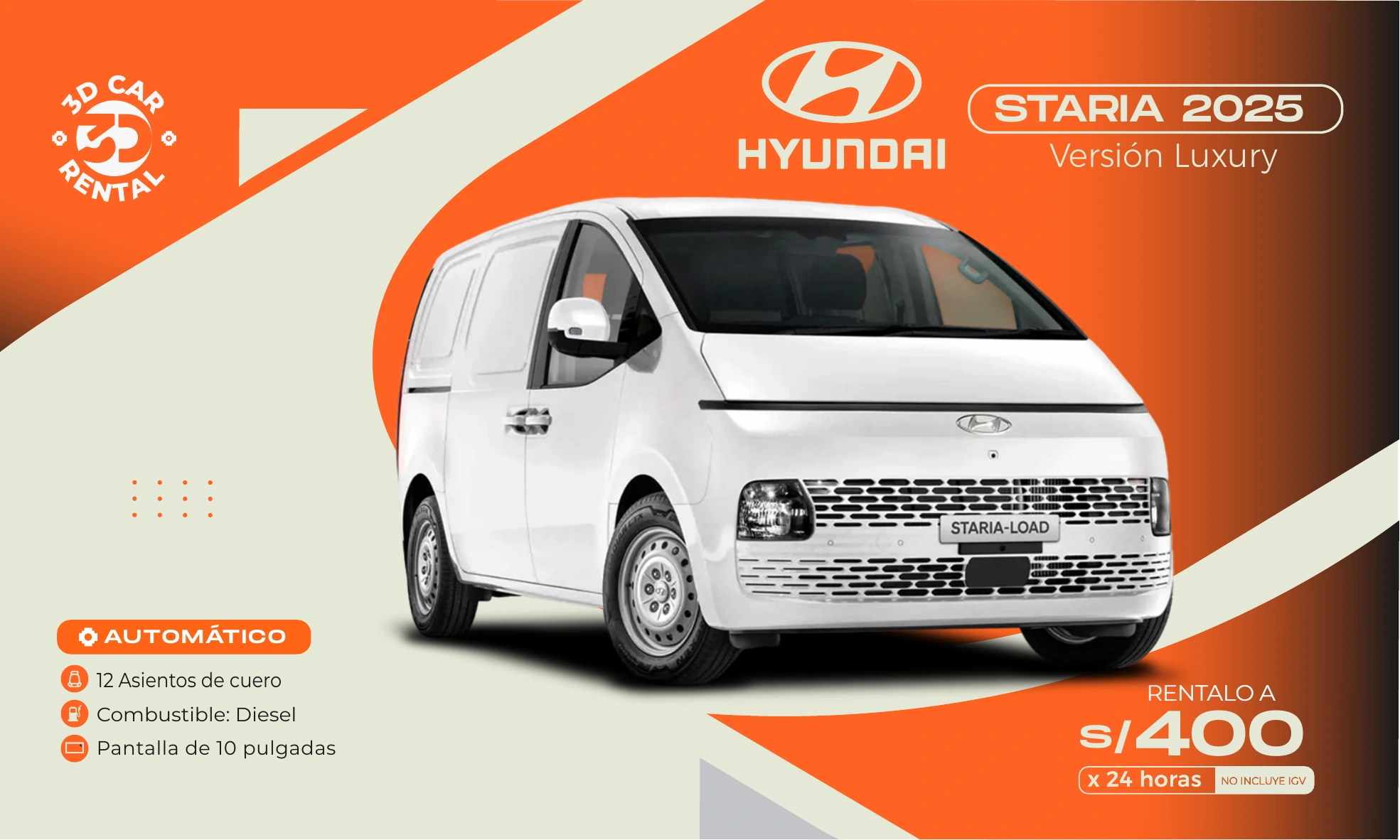 Hyundai Staria Versión Luxury