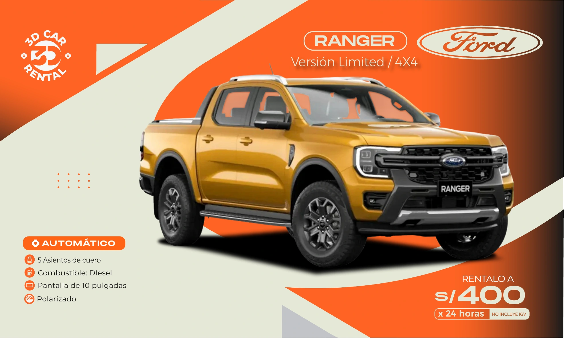 Ford Ranger Kits Raptor Versión Limited