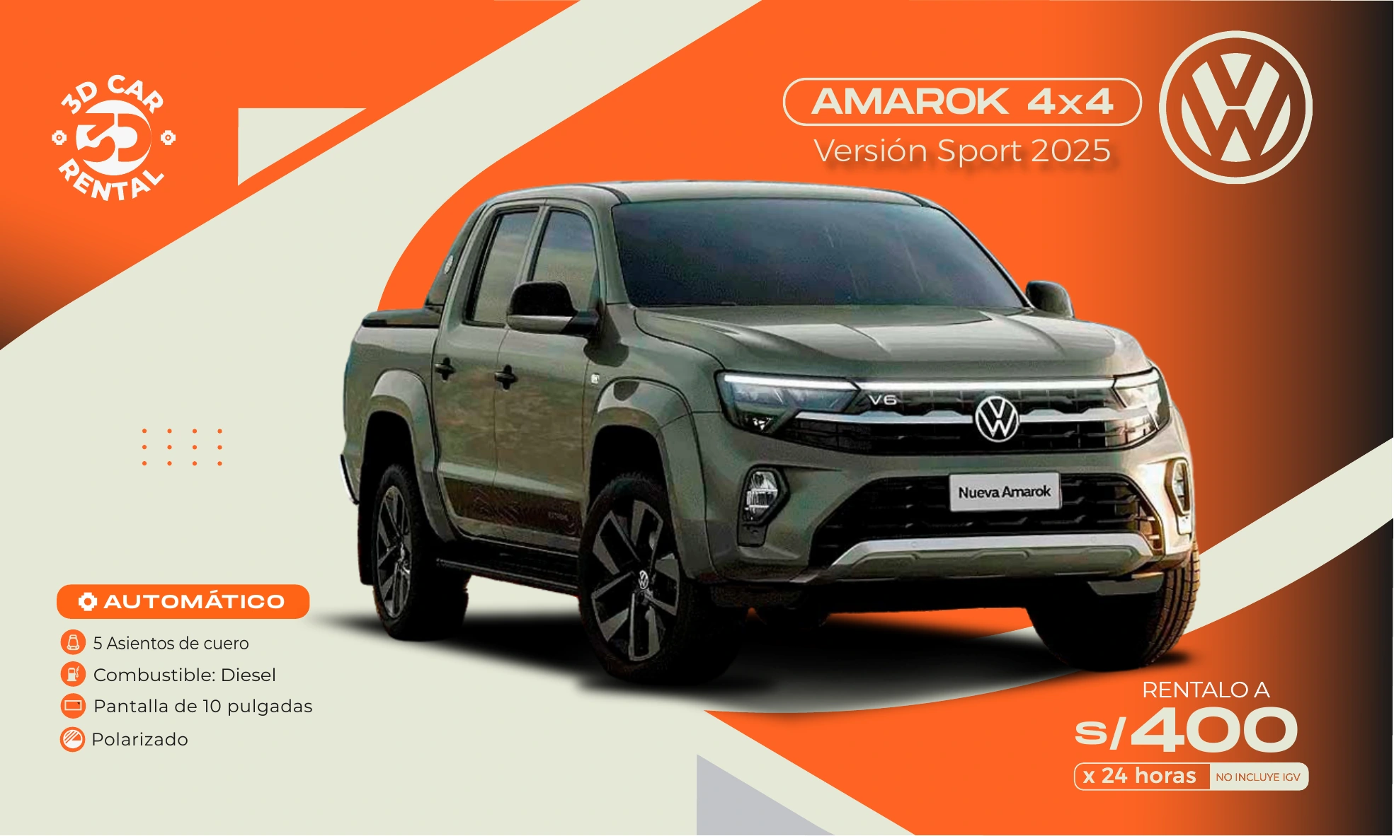 Volkswagen Amarok Versión Sport 4x4