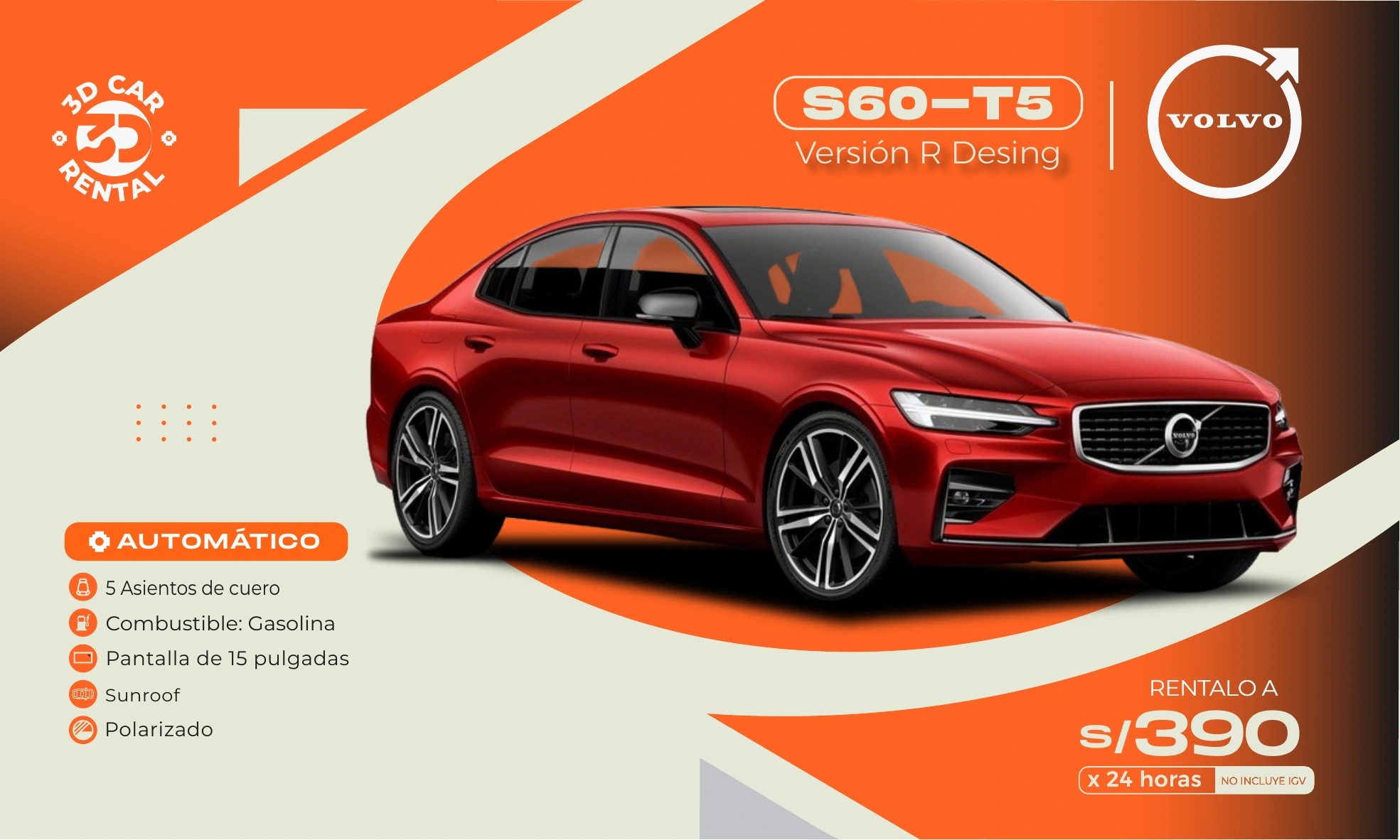 Volvo S60-T5 R Design