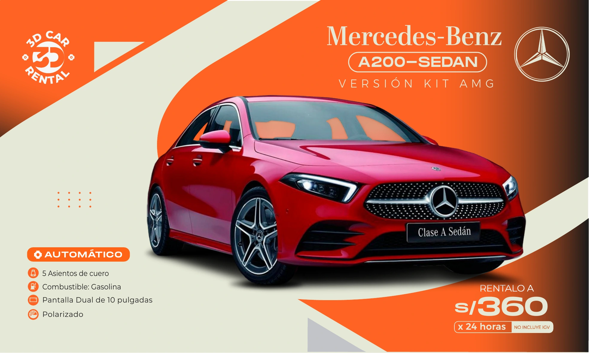 Mercedes-Benz Clase A A200 Sedán KIT AMG